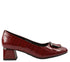 Pantofi eleganti, dama, ADA SHOES, 0059-15 bordo, piele lacuita, cu toc