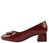 Pantofi eleganti, dama, ADA SHOES, 0059-15 bordo, piele lacuita, cu toc