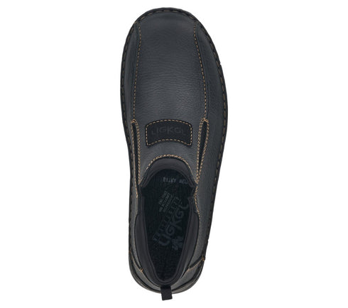 Pantofi casual, barbati, RIEKER, ANTISTRESS, 05363-00 negru, piele naturala