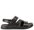 Sandale casual, barbati, MELS 2904, negru, piele naturala