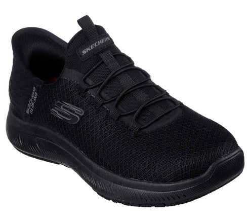 Pantofi sport, dama, SKECHERS SUMMITS SR-ENSLEE SLIP-INS 108144EC-BBK negru, textil