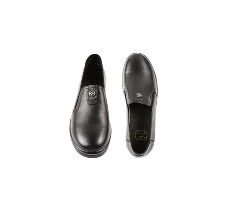 Pantofi casual, dama, ADA SHOES, 1093 negru, piele naturala