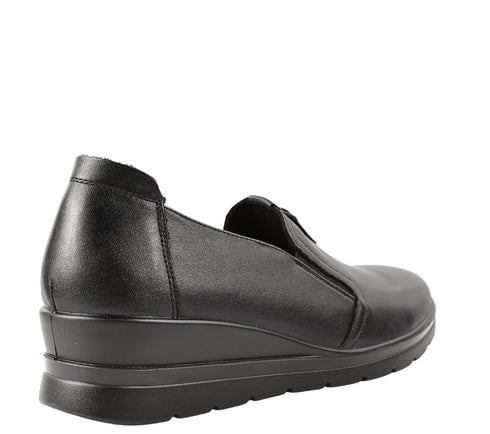 Pantofi casual, dama, ADA SHOES, 1093 negru, piele naturala