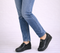 Pantofi casual, dama, ADA SHOES, 1093 negru, piele naturala