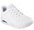 Pantofi sport, dama, SKECHERS Uno Stand On Air 73690-W alb, piele ecologica
