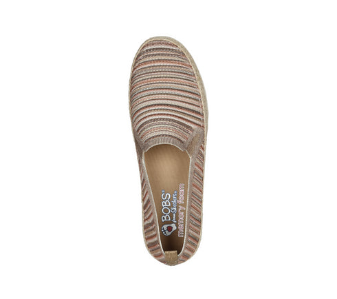 Espadrile sport, dama, SKECHERS ISLAND MUSE 113980-TPMT bej, textil