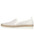Espadrile sport, dama, SKECHERS ISLAND MUSE 113980-WMLT alb, textil