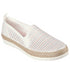 Espadrile sport, dama, SKECHERS ISLAND MUSE 113980-WMLT alb, textil