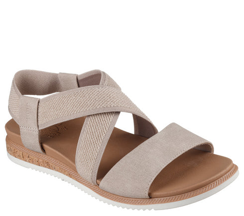 Sandale sport, dama, SKECHERS BOBS DESERT KISS LOW 114705-TPE bej, textil