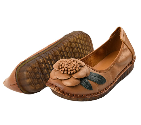 Pantofi casual, dama, ADA SHOES, 1817-6 maro, piele naturala