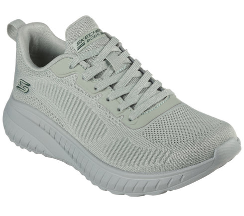 Pantofi sport, dama, SKECHERS BOB'S SQUAD CHAOS-FACE OFF, 117209-SAGE verde, textil