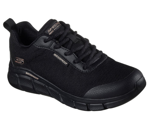 Pantofi sport, dama, SKECHERS BOBS B FLEX - FLEX PROOF 117351-BBK negru, textil