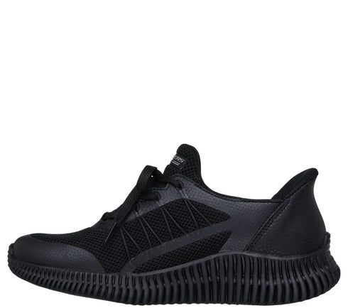 Pantofi sport, dama, SKECHERS BOBS GEO LITE - DIVINE PACE SLIP-INS 117413-BBK negru, textil