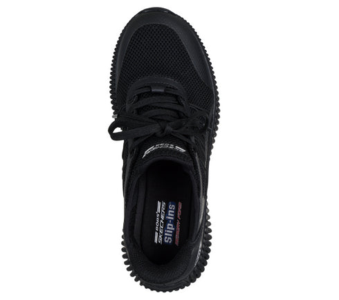 Pantofi sport, dama, SKECHERS BOBS GEO LITE - DIVINE PACE SLIP-INS 117413-BBK negru, textil