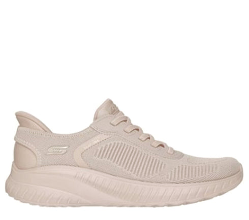 Pantofi sport, dama, SKECHERS BOBS SQUAD CHAOS-CURRENT MUSE SLIP-INS 117497-NAT bej, textil