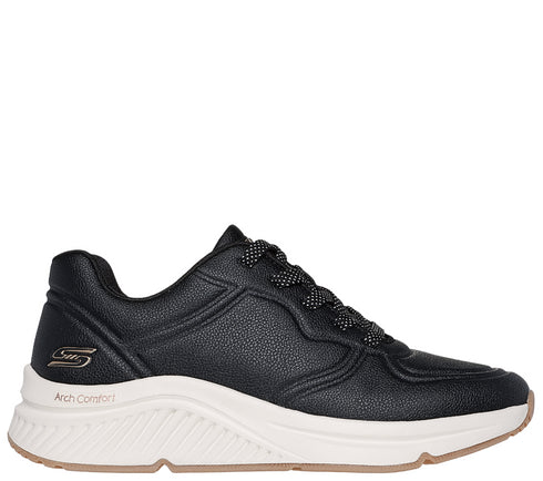 Pantofi sport, dama, SKECHERS BOBS ARCH COMFORT B SWEET-A BIND 117560-BLK negru, piele ecologica