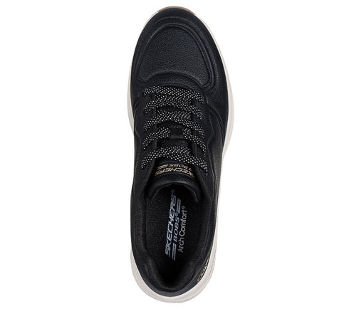 Pantofi sport, dama, SKECHERS BOBS ARCH COMFORT B SWEET-A BIND 117560-BLK negru, piele ecologica