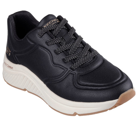 Pantofi sport, dama, SKECHERS BOBS ARCH COMFORT B SWEET-A BIND 117560-BLK negru, piele ecologica