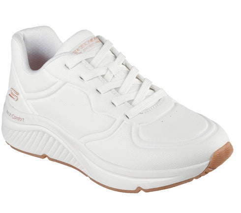 Pantofi sport, dama, SKECHERS BOBS ARCH COMFORT B SWEET-A BIND 117560-WHT alb, piele ecologica