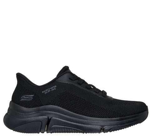 Pantofi sport, dama, SKECHERS BOBS SPARROW FLEX TOO YOU SLIP-INS 117587-BBK negru, textil