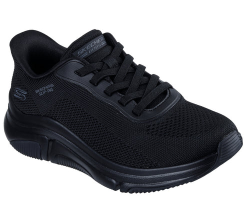 Pantofi sport, dama, SKECHERS BOBS SPARROW FLEX TOO YOU SLIP-INS 117587-BBK negru, textil