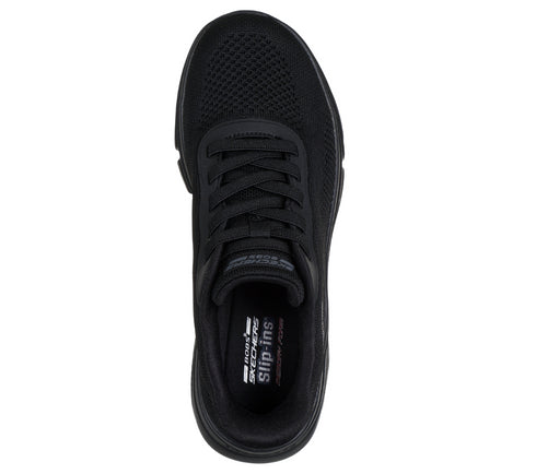 Pantofi sport, dama, SKECHERS BOBS SPARROW FLEX TOO YOU SLIP-INS 117587-BBK negru, textil