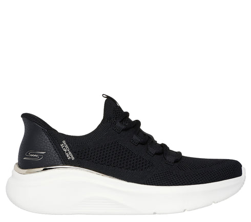 Pantofi sport, dama, SKECHERS SLIP-INS BOBS B LOVE TRUE DELIGHT 117617-BBK negru, textil