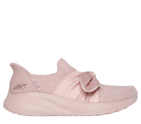 Espadrile sport, dama, SKECHERS SLIP-INS BOBS SPORT SQUAD CHAOS INSPIRE AWAY 117630-BLSH roz, textil