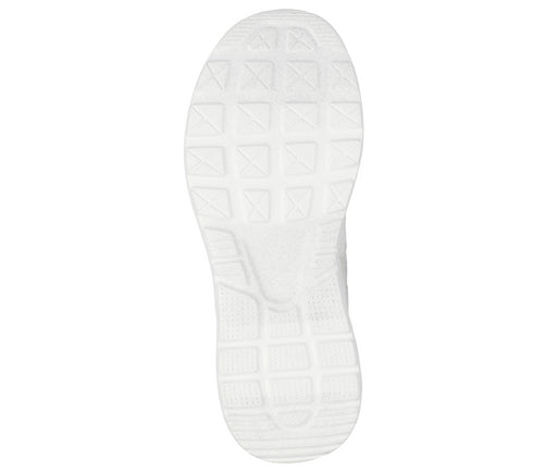 Pantofi sport, barbati, SKECHERS BOBS VISION AIR 117648-WHT alb, textil