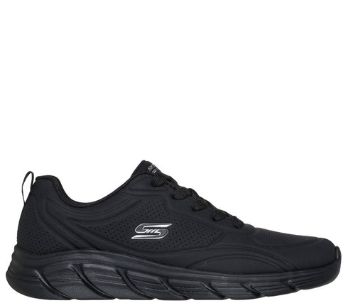 Pantofi sport, dama, SKECHERS BOBS B FLEX LO - COOL EASE 117715-BBK negru, piele ecologica