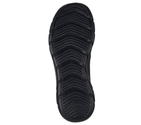 Pantofi sport, dama, SKECHERS BOBS B FLEX LO - COOL EASE 117715-BBK negru, piele ecologica