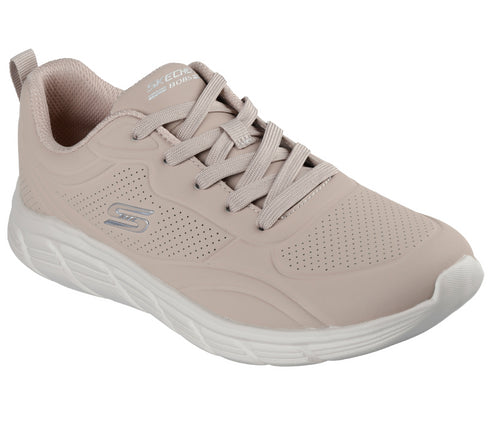Pantofi sport, dama, SKECHERS BOBS B FLEX LO - COOL EASE 117715-TAN roz prafuit, piele ecologica