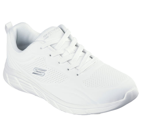 Pantofi sport, dama, SKECHERS BOBS B FLEX LO - COOL EASE 117715-W alb, piele ecologica