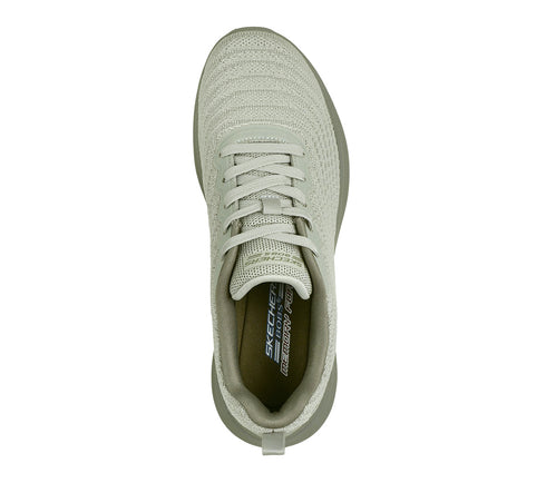 Pantofi sport, dama, SKECHERS BOBS B FLEX MELLOW DAWN 117731-SAGE verde, textil