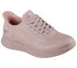 Pantofi sport, dama, SKECHERS SLIP-INS BOBS SQUAD 4 - KEY LOOK 117740-BLSH roz, piele ecologica