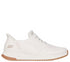 Pantofi sport, dama, SKECHERS SLIP-INS BOBS SQUAD 4 - KEY LOOK 117740-WHT alb, piele ecologica