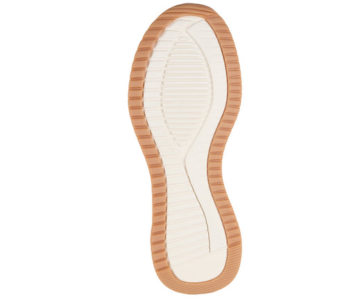 Pantofi sport, dama, SKECHERS SLIP-INS BOBS SQUAD 4 - KEY LOOK 117740-WHT alb, piele ecologica