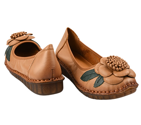 Pantofi casual, dama, ADA SHOES, 1817-6 maro, piele naturala
