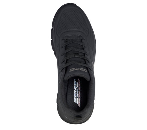 Pantofi sport, barbati, SKECHERS BOBS B FLEX - ARCTIC 118110-BBK negru, piele ecologica
