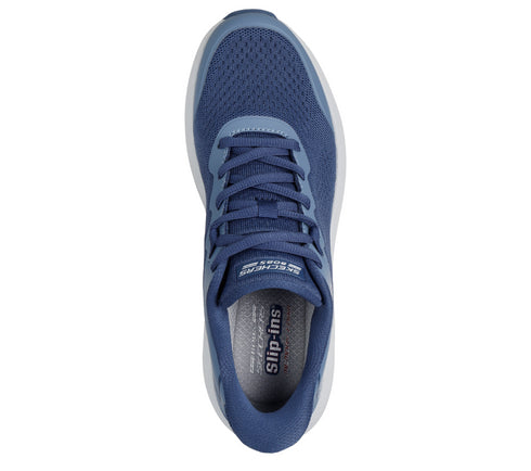 Pantofi sport, barbati, SKECHERS SLIP-INS BOBS SKILLZ 118431-NVY bleumarin, textil