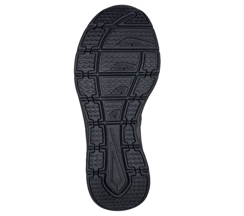 Sandale sport, dama, SKECHERS D'LUX WALKER-NEW BLOCK 119226-BBK negru, textil, platforma