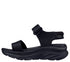 Sandale sport, dama, SKECHERS D'LUX WALKER-NEW BLOCK 119226-BBK negru, textil, platforma