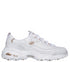 Pantofi sport, dama, SKECHERS D'LITES - FRESH START 11931-WHITE alb, piele ecologica