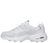 Pantofi sport, dama, SKECHERS D'LITES - FRESH START 11931-WHITE alb, piele ecologica
