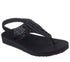 Slapi dama, SKECHERS MEDITATION GLAMOROUS MUSE, 119774-BBK negru, textil