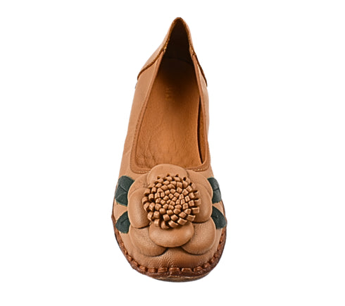 Pantofi casual, dama, ADA SHOES, 1817-6 maro, piele naturala