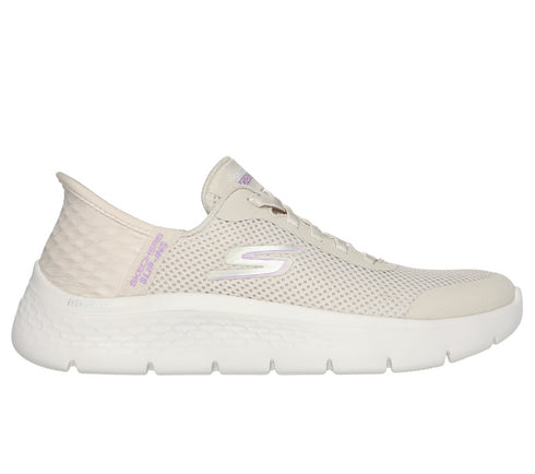 Pantofi sport, dama, SKECHERS GO WALK FLEX-GRAND ENTRY SLIP-INS 124836-OFWT bej, textil