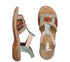 Sandale casual, dama, RIEKER, ANTISTRESS, 65918-52 verde, piele ecologica