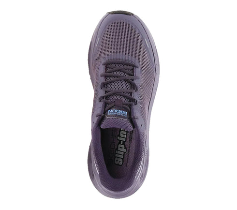 Pantofi sport, dama, SKECHERS SLIP-INS MAX CUSHIONING GLIDE STEP 129401-PUR mov, textil