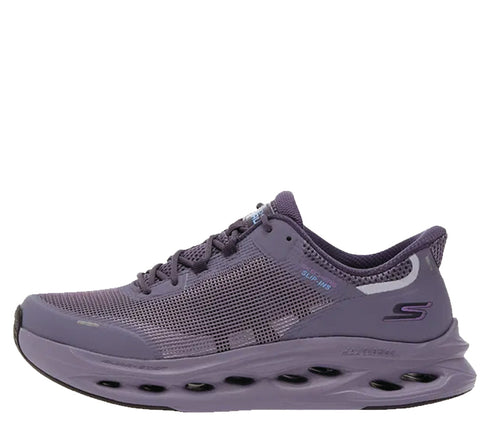 Pantofi sport, dama, SKECHERS SLIP-INS MAX CUSHIONING GLIDE STEP 129401-PUR mov, textil